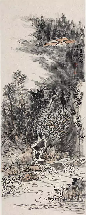 山水国画来自北京