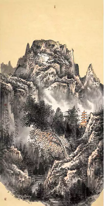 深山里有个古塔
