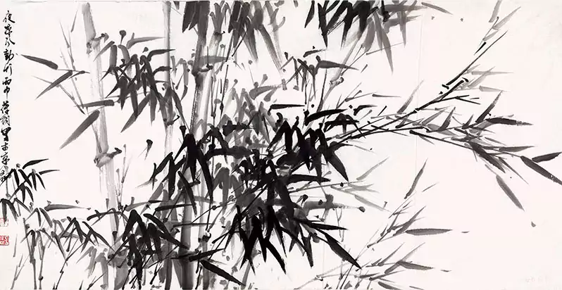 竹子 写意画