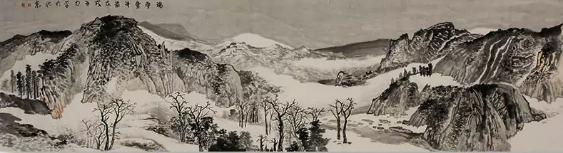 小横幅山水画国画