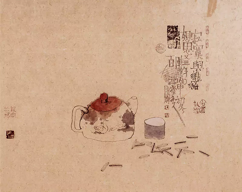 茶壶 国画
