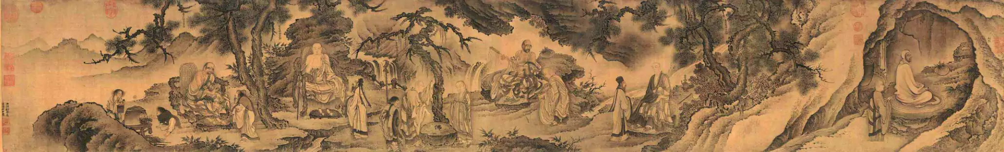 达摩六代祖师像