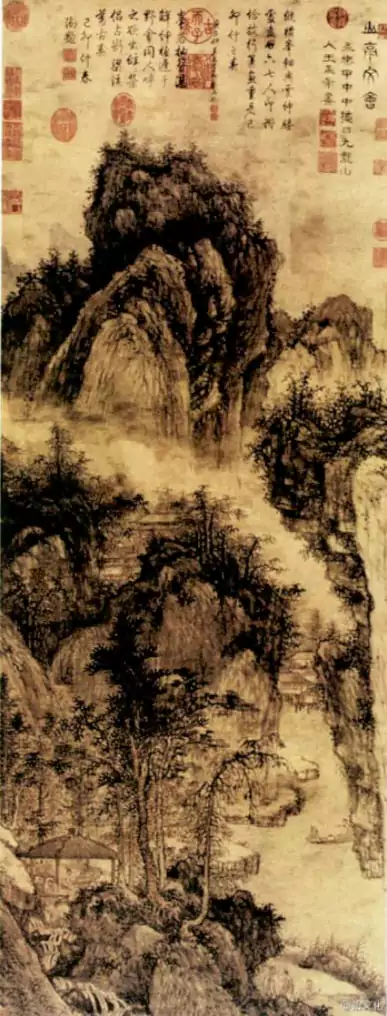 山亭文会图卷
