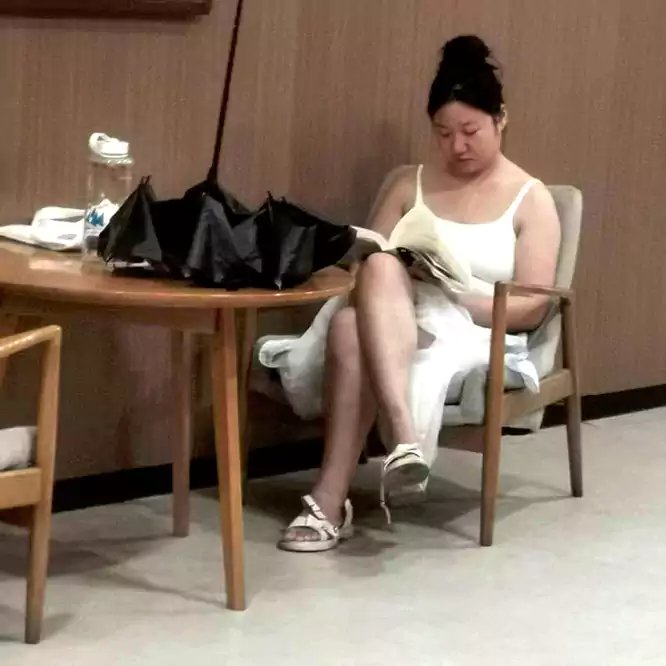 图书馆的读书者